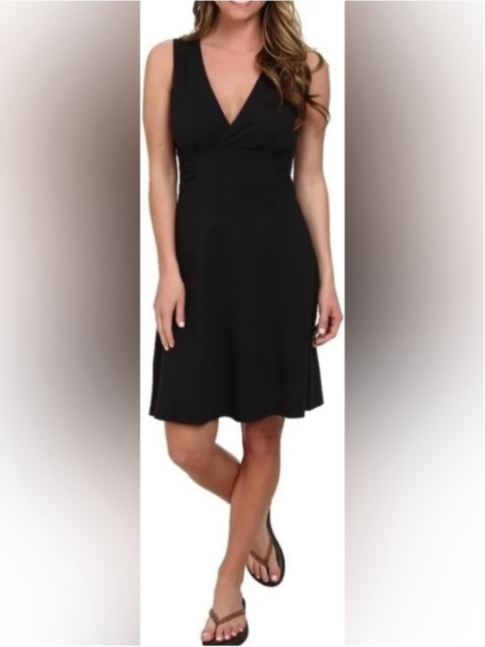 Patagonia Margot Organic Cotton V-Neck A-Line Dress